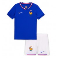 Camiseta Francia Primera Equipación Replica Eurocopa 2024 para niños mangas cortas (+ Pantalones cortos)
